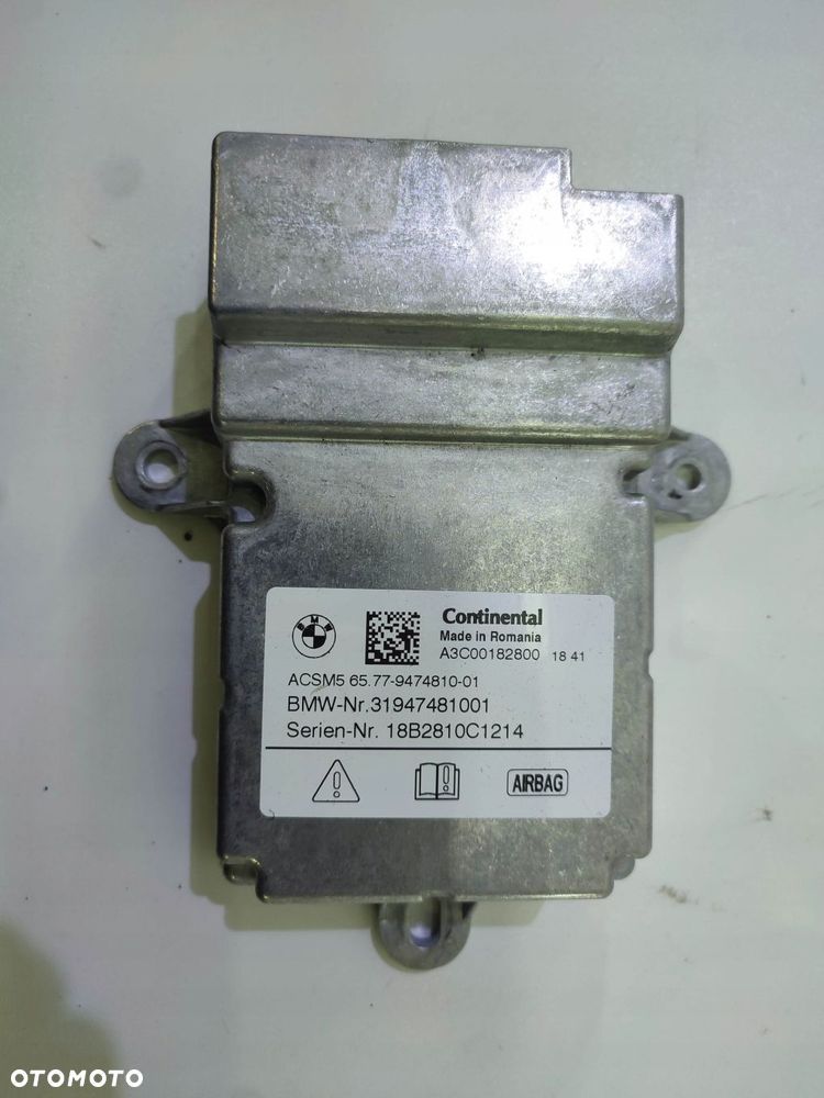 BMW G31 G30 MODUŁ PODUSZKI AIRBAG 9474810 - 1