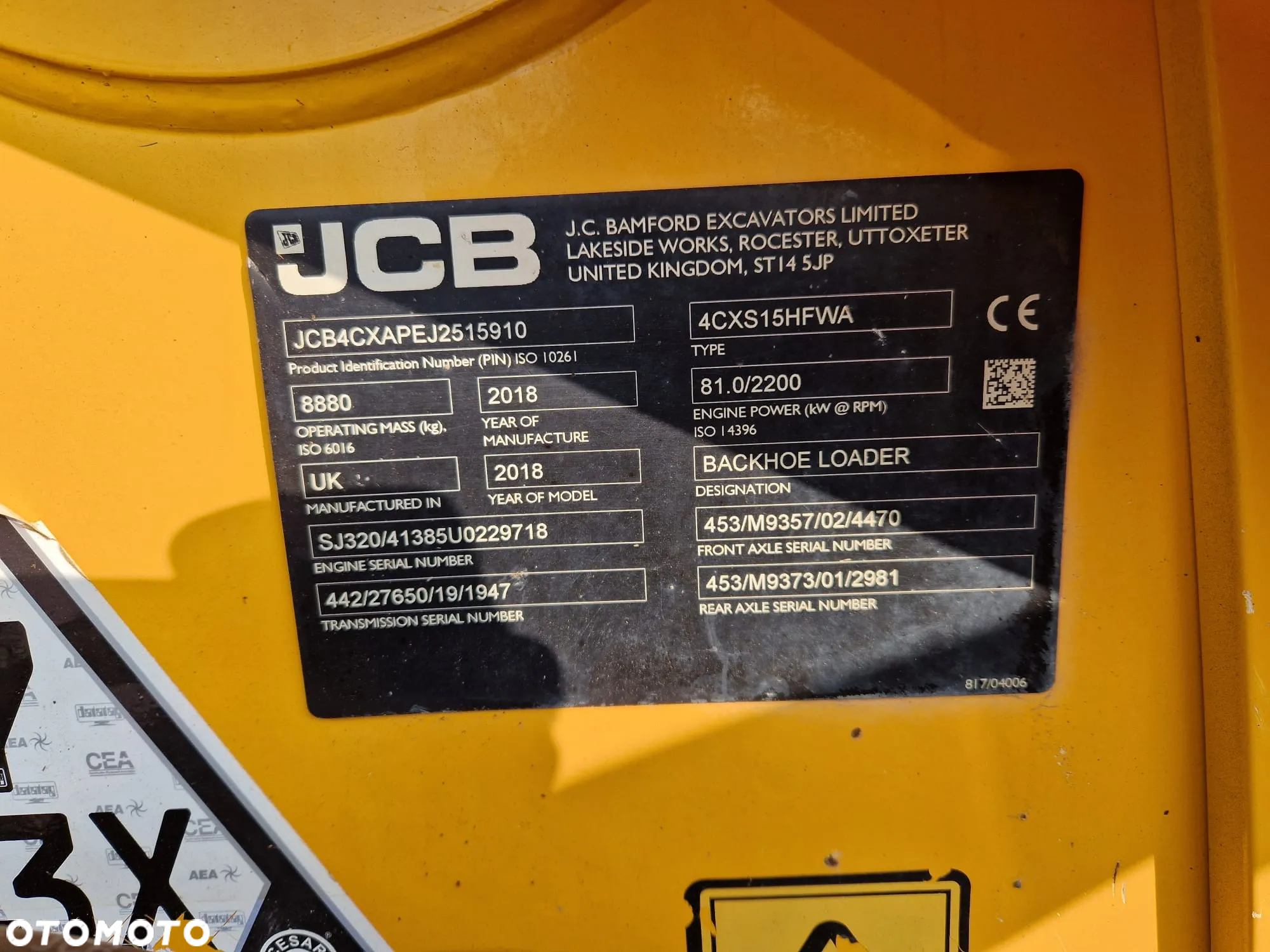 JCB 4CX SUPER 5CX * 2018r. * Autoshift * 110 KM * Powerslide * Klimatyzacja * Torquelock * - 14