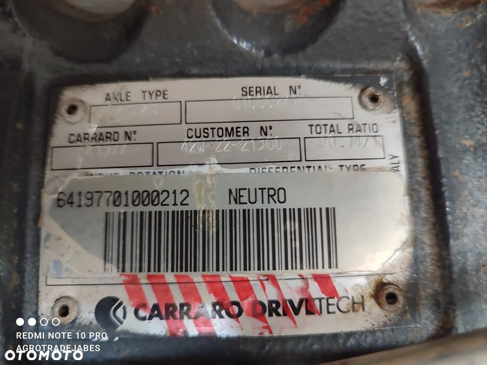 Most napędowy  641977   Komatsu WA100 M6   Tył - 10