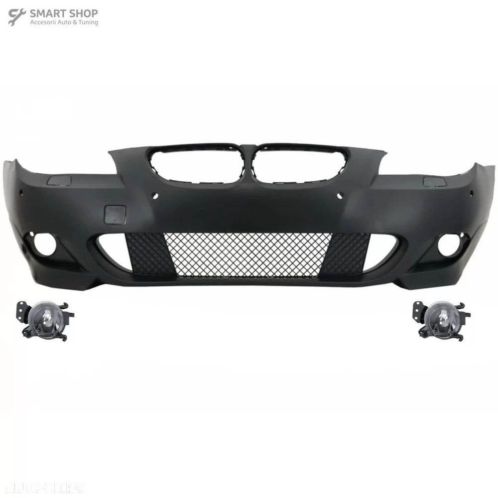 Bara Fata cu Proiectoare Ceata BMW Seria 5 E60 E61 (2003-2007) M-Techn - 1