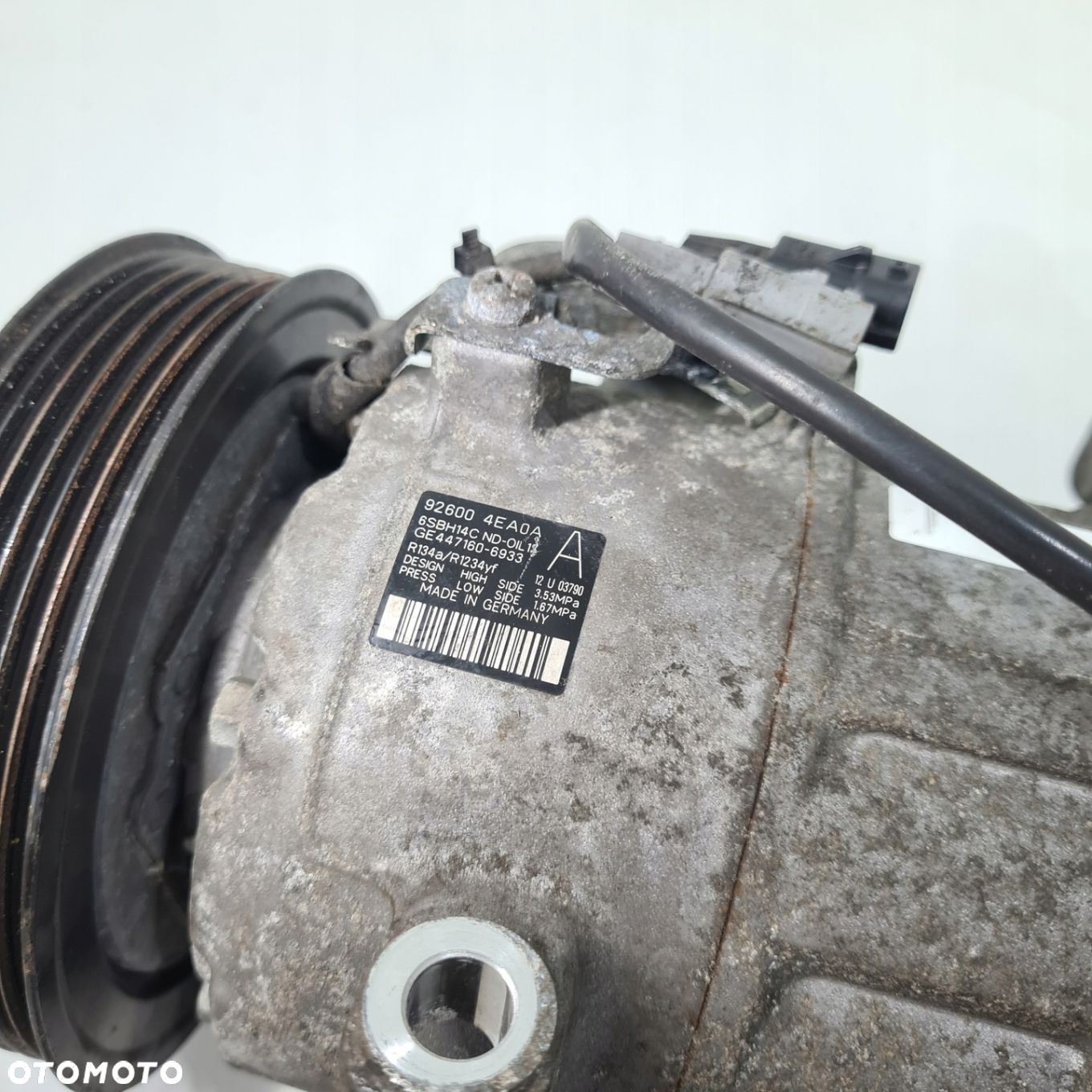 SPRĘŻARKA KLIMATYZACJI 1.5 DCI 92600 4EA0A KADJAR QASHQAI - 4