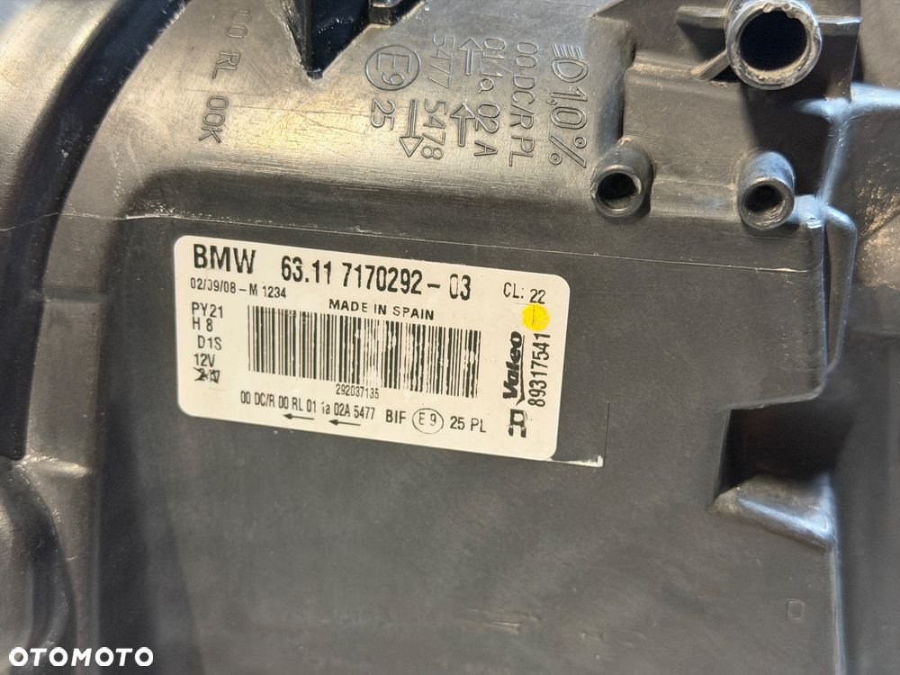 Lampy przód przednie  e87 xenon ringi Europa oryginalne BMW - 6