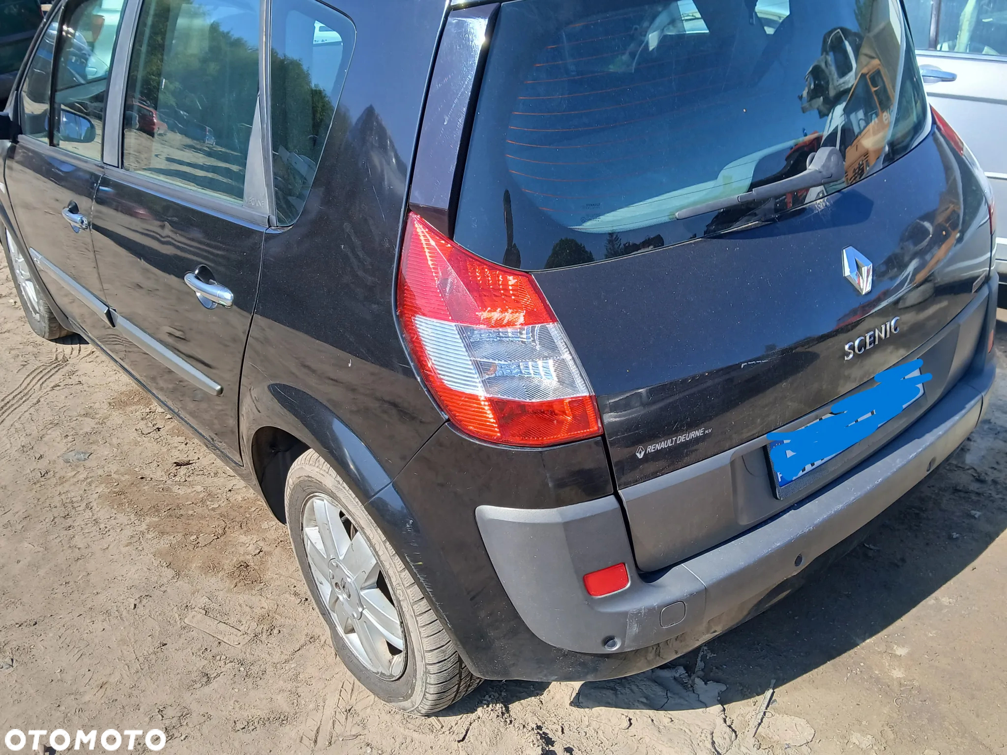 renault scenic II NV676 maska pokrywa silnika klapa bagażnika zderzak lampa reflektor pas przedni stop - 4