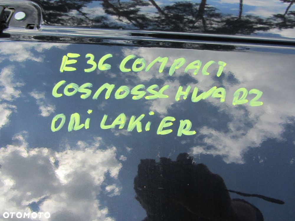 drzwi prawe bmw e36 compact cosmosschwarz ori laki - 2
