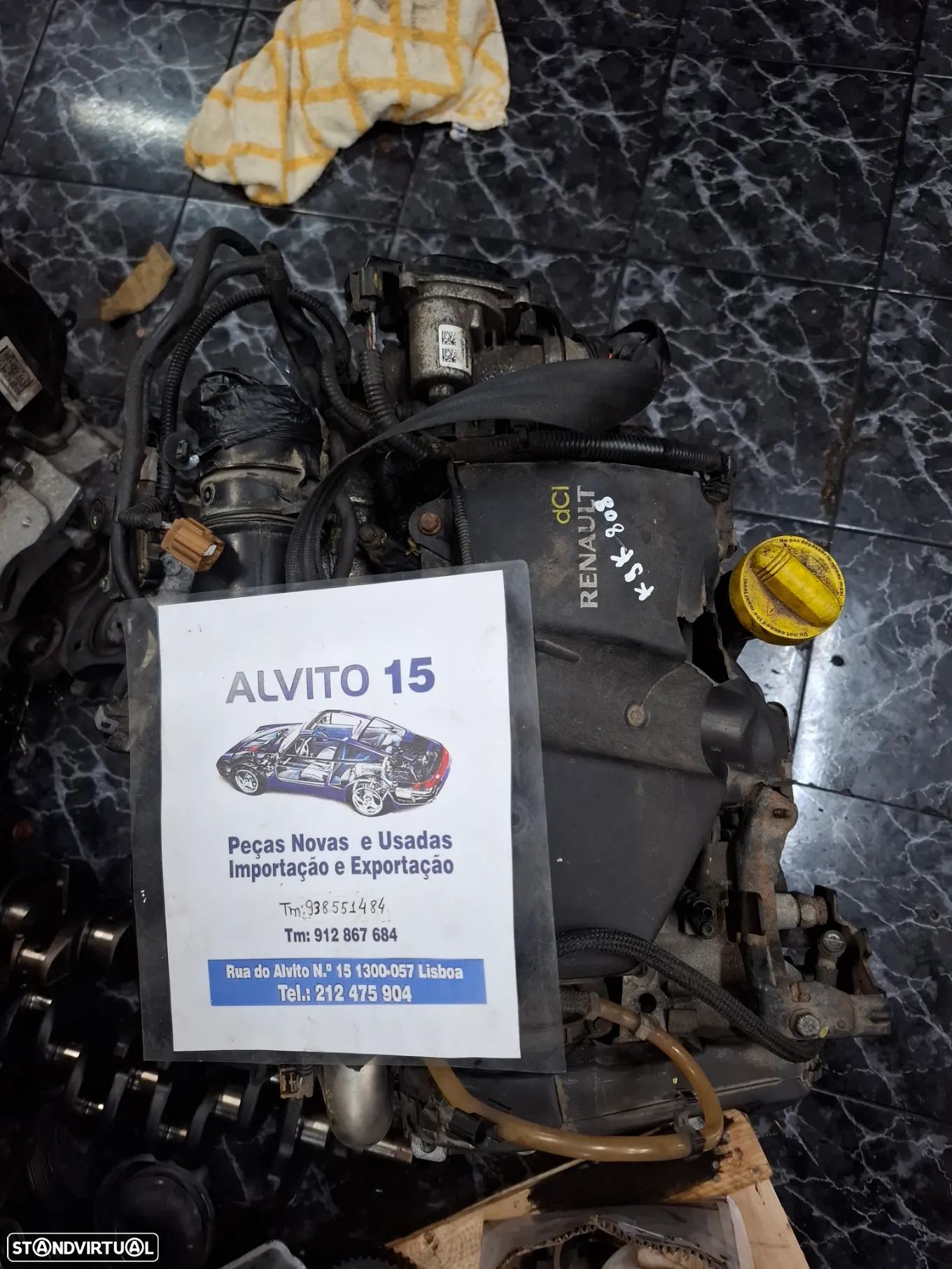 Motor Renault 1.5 DCI ref: K9K808 - 1