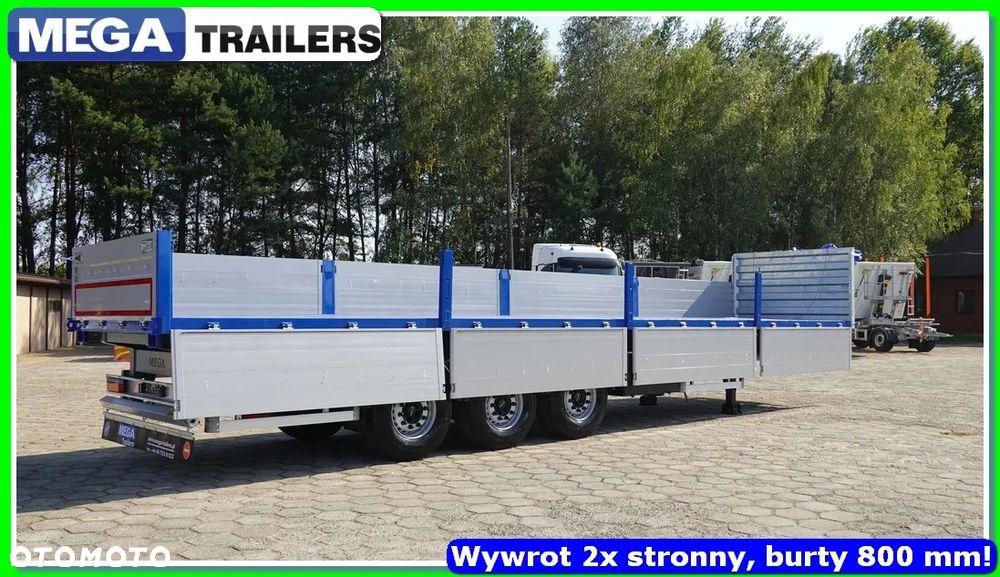 Inny Platforma / Wywrotka 2 strona, 12,60 m, burta 800 mm! - 3