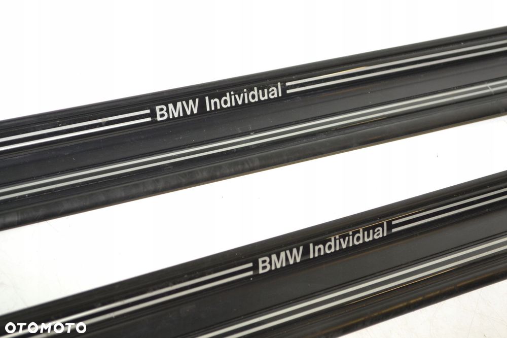 BMW E46 COMPACT LISTWY NAKŁADKI PROGOWE INDIVIDUAL KOMPLET LEWA PRAWA - 4
