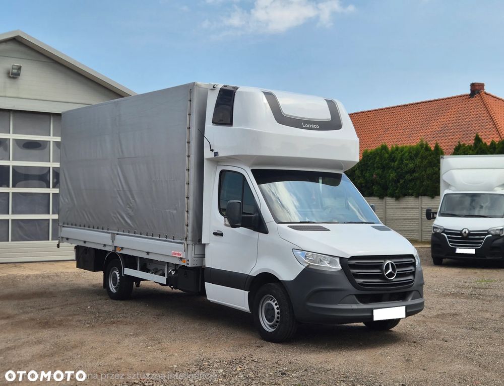 Mercedes-Benz SPRINTER 315 AUTOMAT GWARANCJA PRODUCENTA 09.2027 9G-TRONIC PLANDEKA FIRANA 10EP BEZKLUCZYKOWY DOSTĘP SALON PL BEZWYPADKOWY BEZ WKŁADU SERWIS ASO FV23% 2.0 150KM - 12