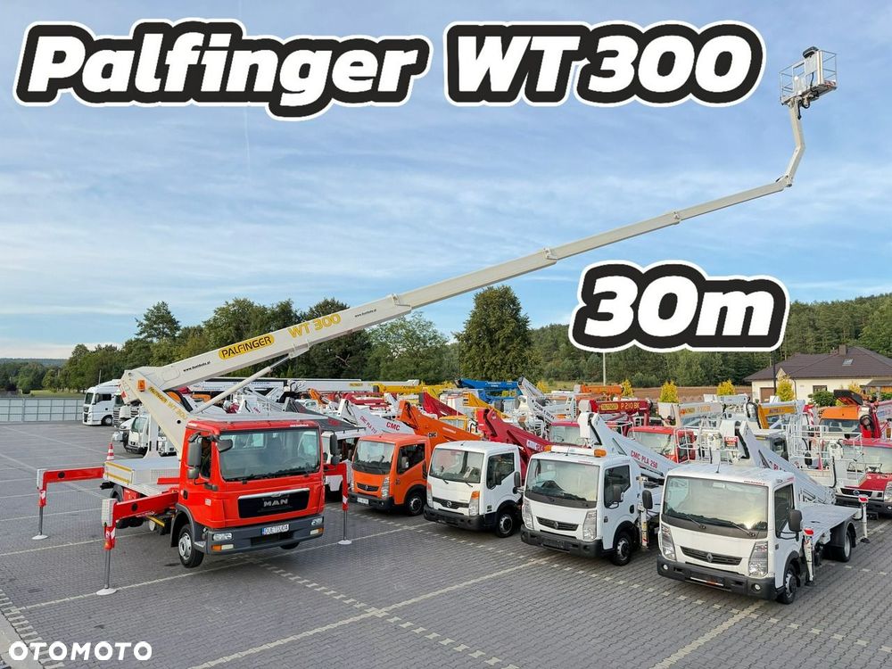 MAN TGL 7.150 Zwyżka Wumag-Palfinger WT300 wysięg 30m-bok 20m+Pilot - 2
