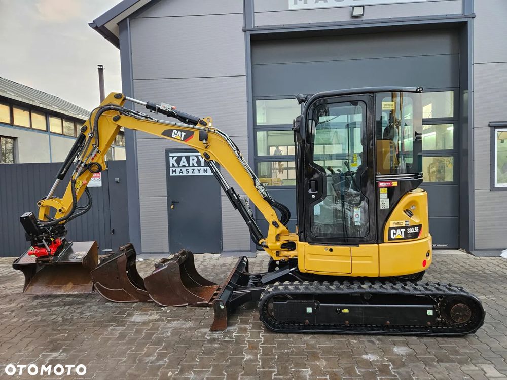 Caterpillar MINIKOPARKA CAT CATERPILLAR 303.5E CR 303.5 E 303 2019R. KLIMATYZACJA ROTOTILT - 21