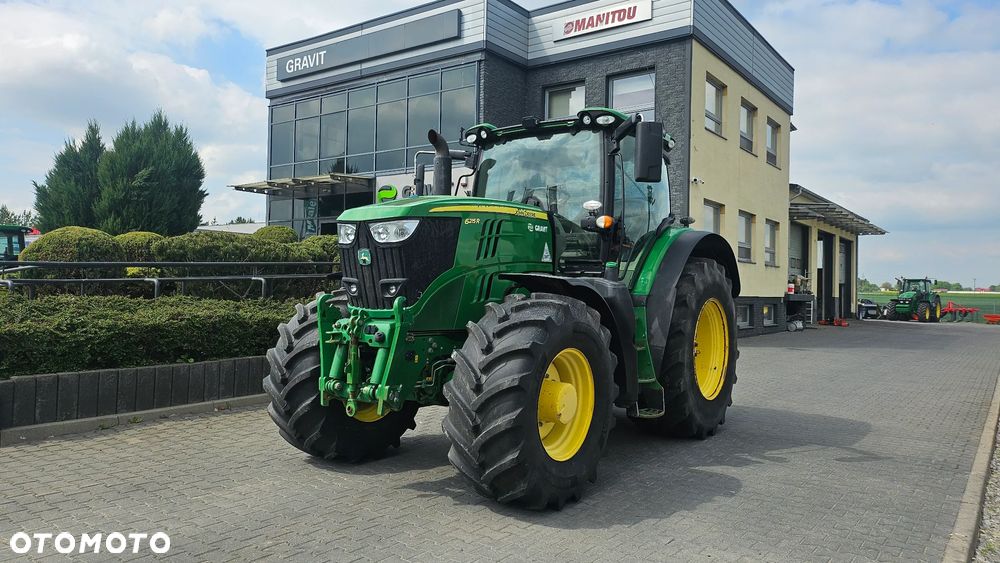 John Deere JD 6215R, 50 km/h, pneumatyka, przedni TUZ, bogata wersja, autentyczny przebieg! - 2