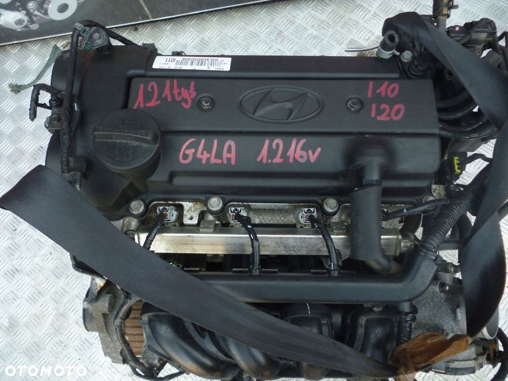 SILNIK HYUNDAI I10 I20 1.2 16V G4LA 121 TYS ZMIENNE FAZY - 2