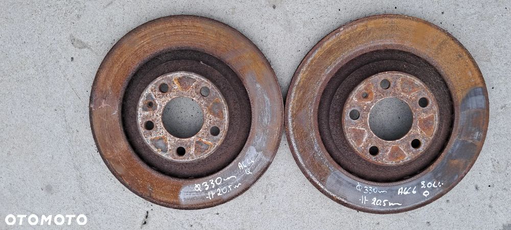 Tarcze Tarcza Hamulcowe Wentylowane Tył Tylne 330mm Audi A6 C6 Quattro