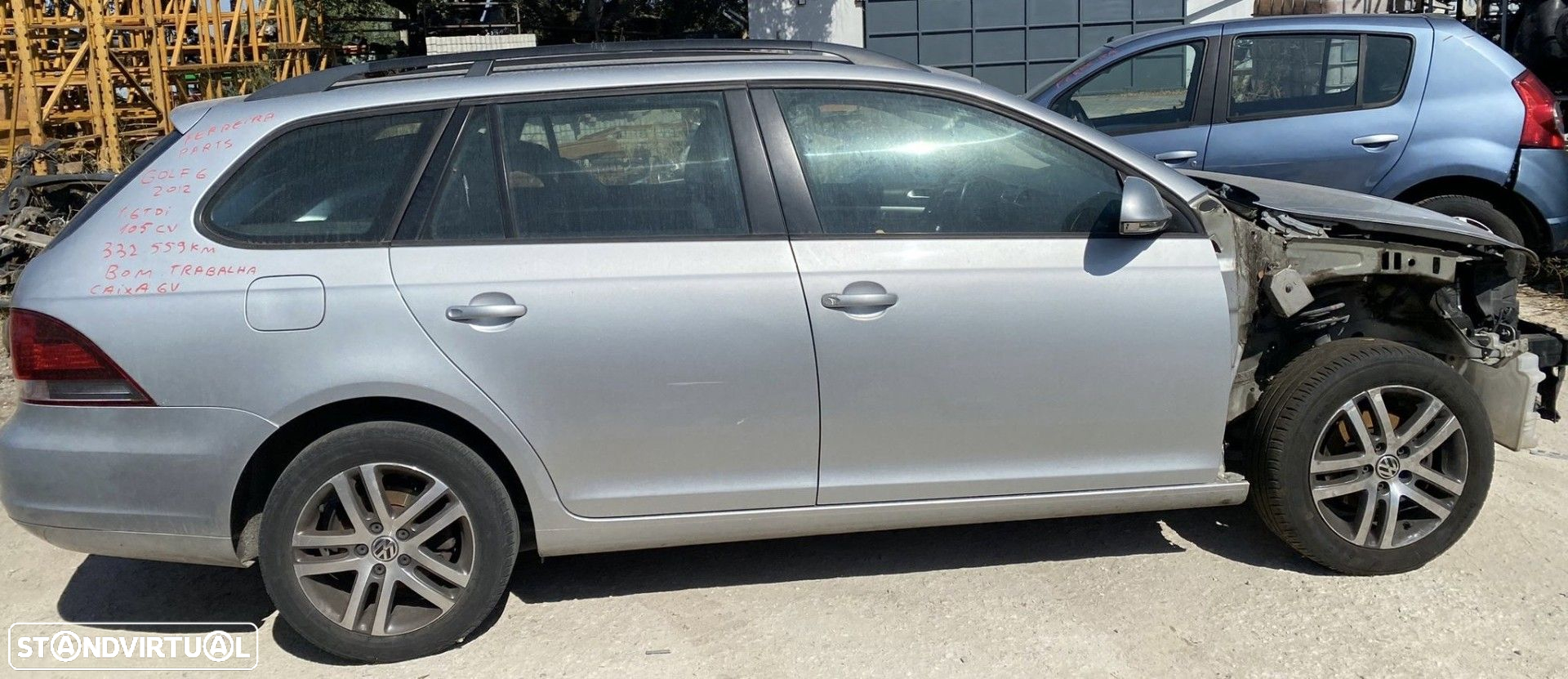 Vw Golf 6 Variant 1.6 TDI de 2012 disponível para peças - 3