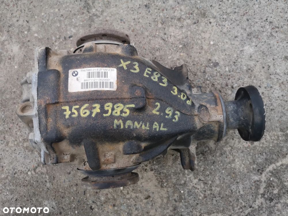 MOST DYFERENCJAŁ BMW X3 E83 3.0d M57TUE2 218km 2.93 7567985 LIFT - 4