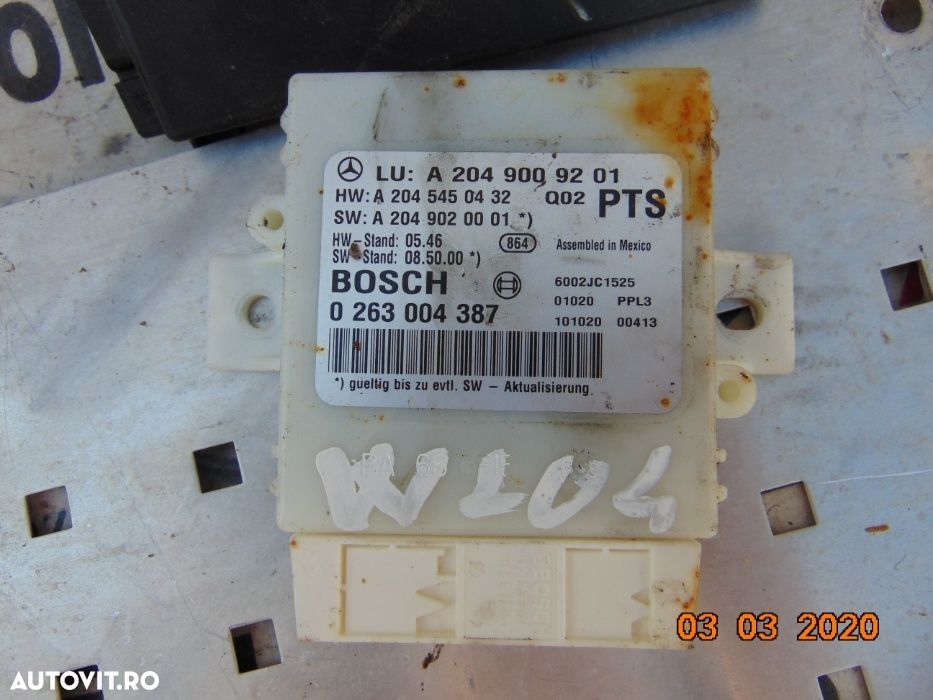 Modul parktronic Mercedes C Class w204 modul senzori parcare W204 - 1