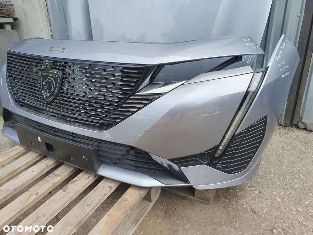 PEUGEOT 308 T10 III MASKA ZDERZAK KAMERA 2X BŁOTNIK 2X LAMPA KCA - 10