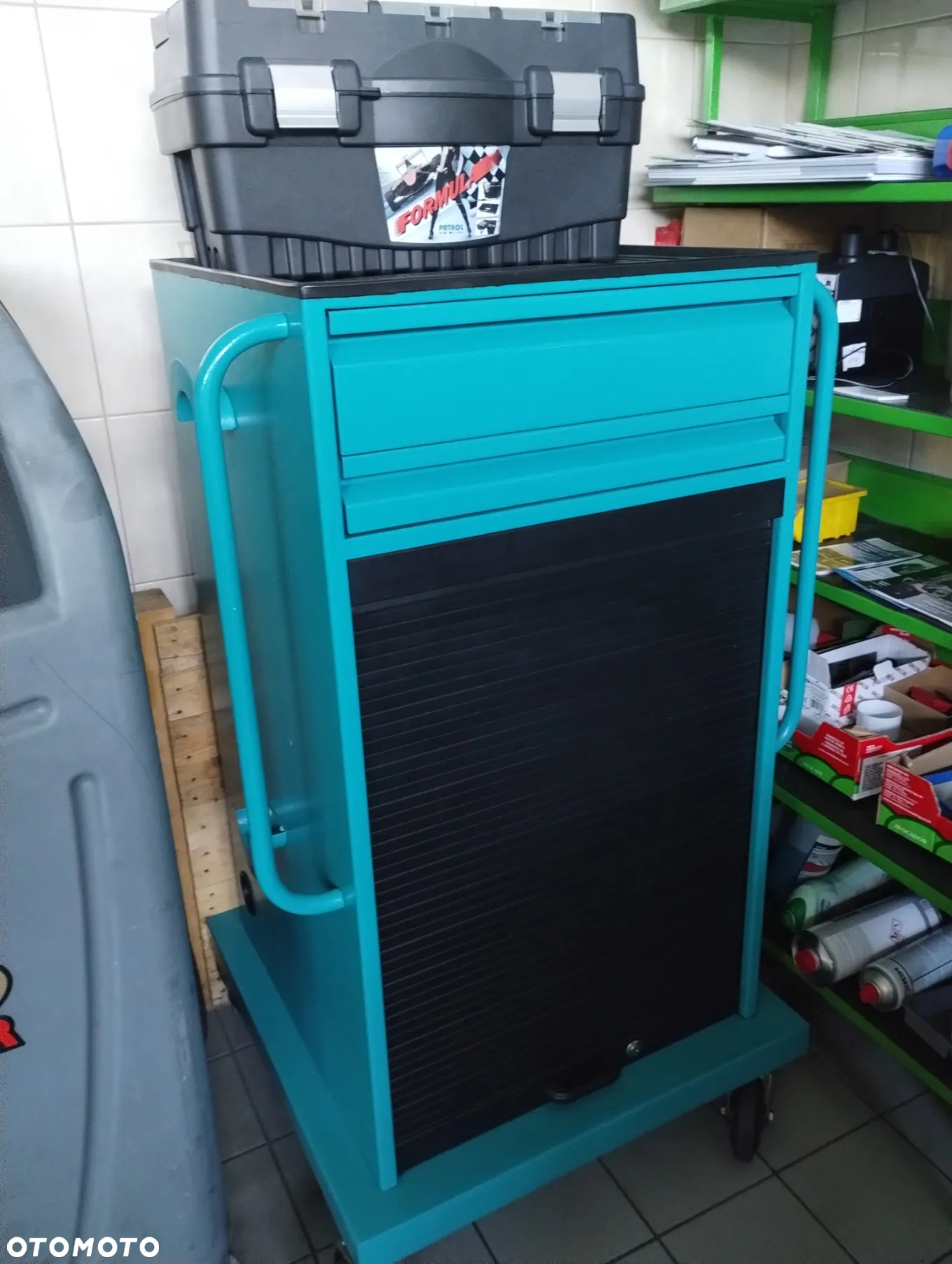 Wózek - Regał - Szafka pod tester usterek Kts i FSA Bosch - 14