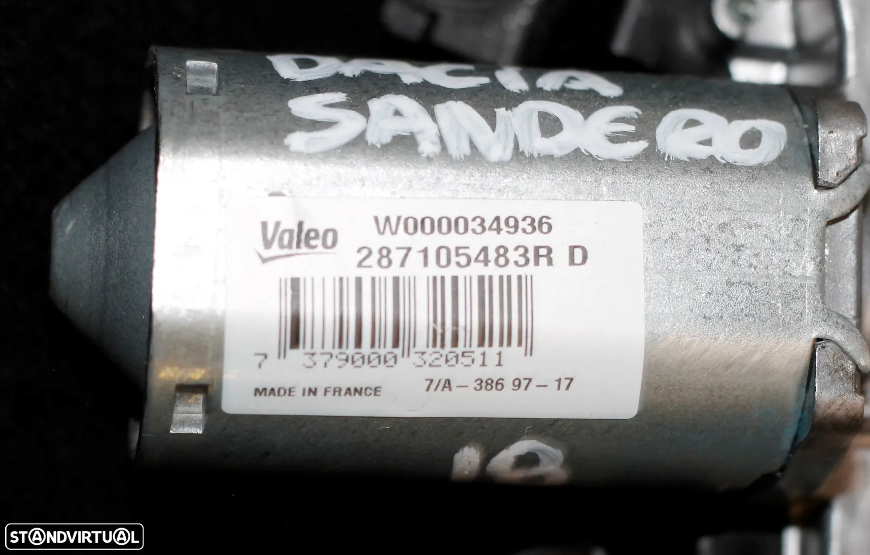 MOTOR LIMPA VIDRO TRASEIRO DACIA SANDERO - 4