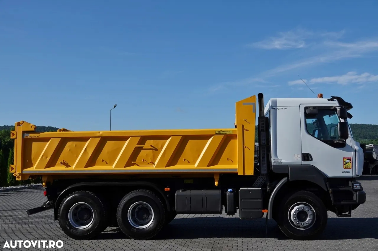 Renault KERAX 450 / 6x4 / BASCULATOR / HYDROBORTA / BORDMATIC / MANUAL / IMPORTAT - 14