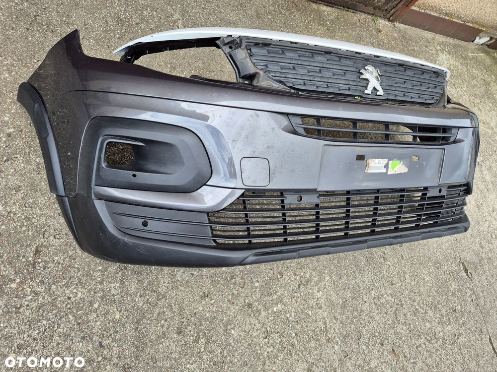 Peugeot Rifter 18- zderzak przedni grill osłona pod chłodnice - 1