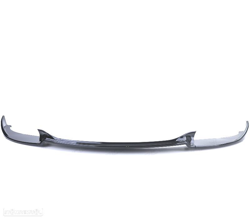 SPOILER LIP BMW E60 E61 07-10 LOOK M5 PRETO BRILHANTE - 4