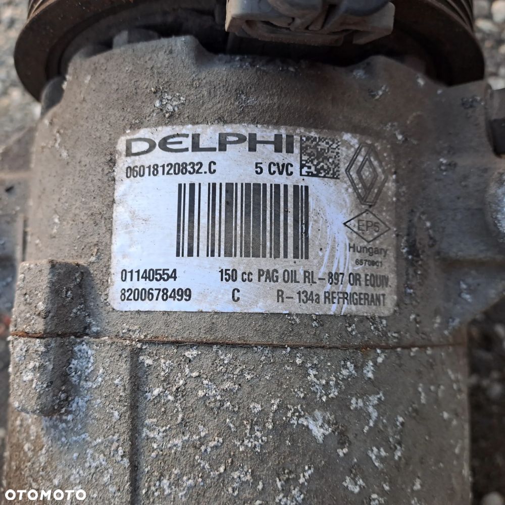 Renault Scenic 2.0 benzyna kompresor klimatyzacji Delphi 8200678499 - 2