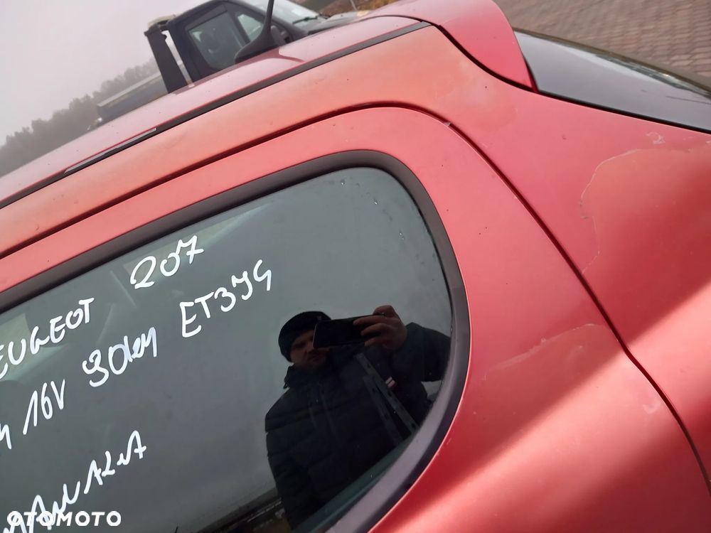 PEUGEOT 207 DRZWI LEWE TYLNE LEWY TYŁ KOLOR: EKQ - 4