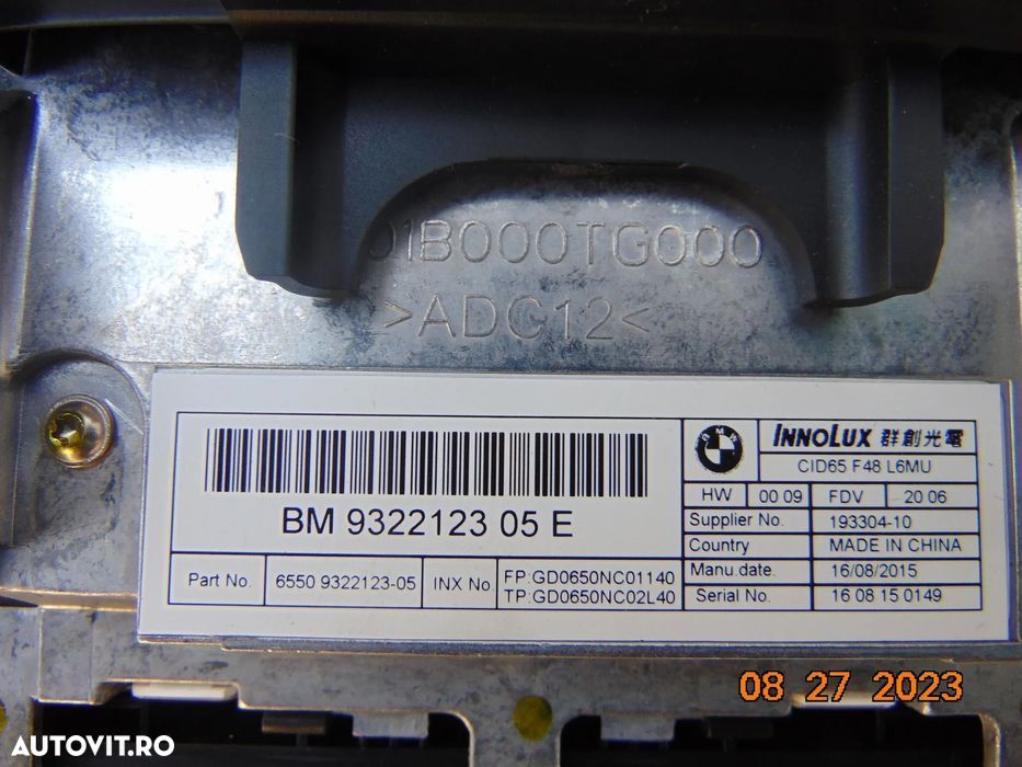 navigatie BMW X1 f48 f49 display joystick unitate navigatie x2 f39 f40 - 5