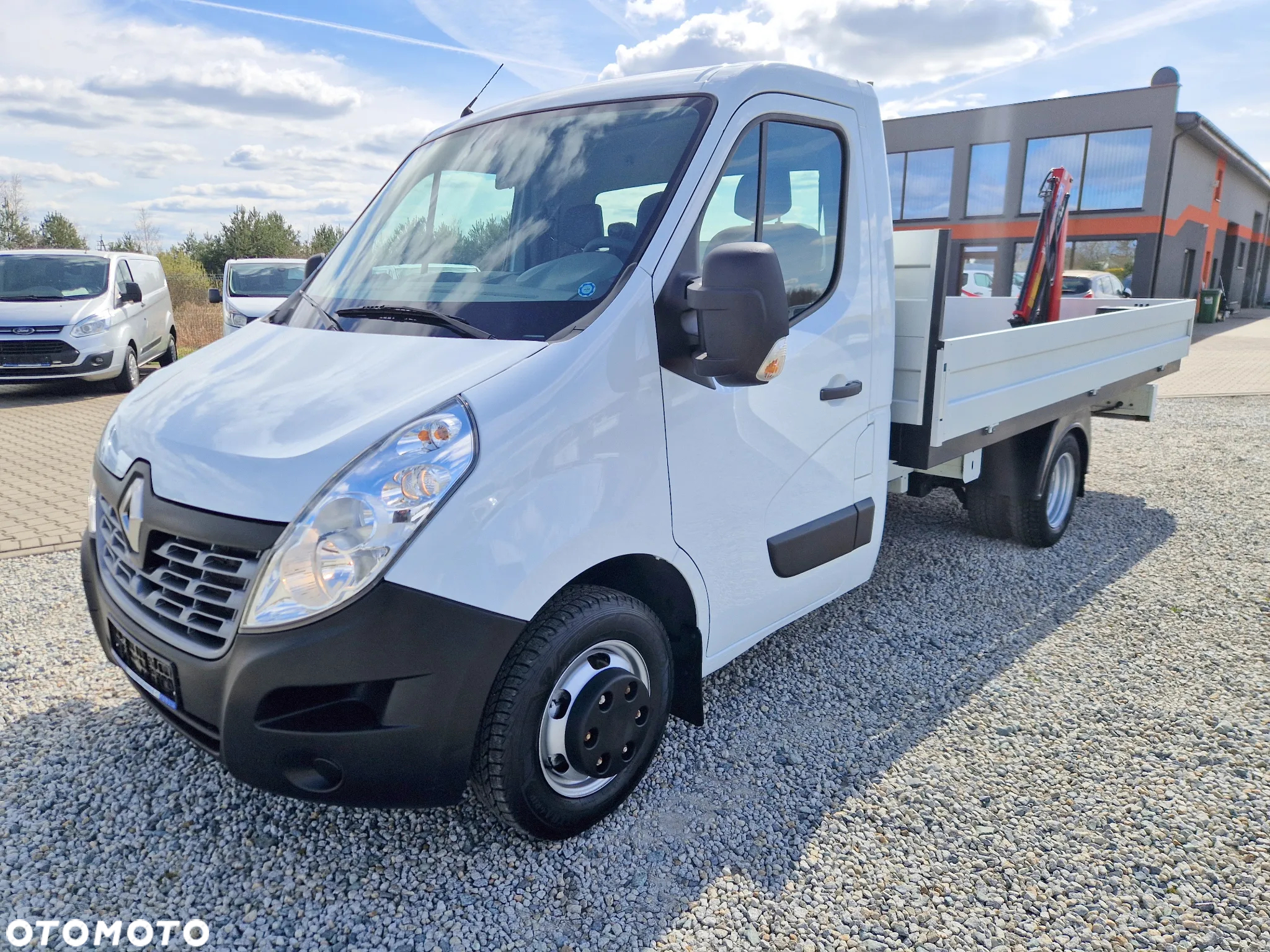 Renault MASTER 2,3 DCI 165 KONNA SKRZYNIA 4,1M HDS HMF 830 KG KLIMA BLIŻNIAKI DO 3,5T 157T/KM PRZEBIEGU GWARANCJA - 2