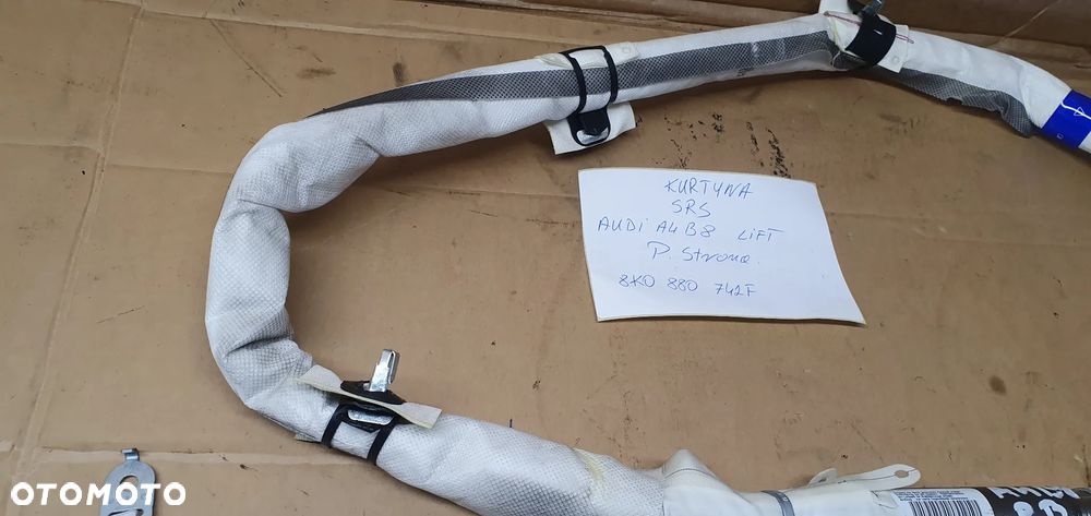 Kurtyna Prawa Audi A4 B8 Oryginal 8K0880742F - 3