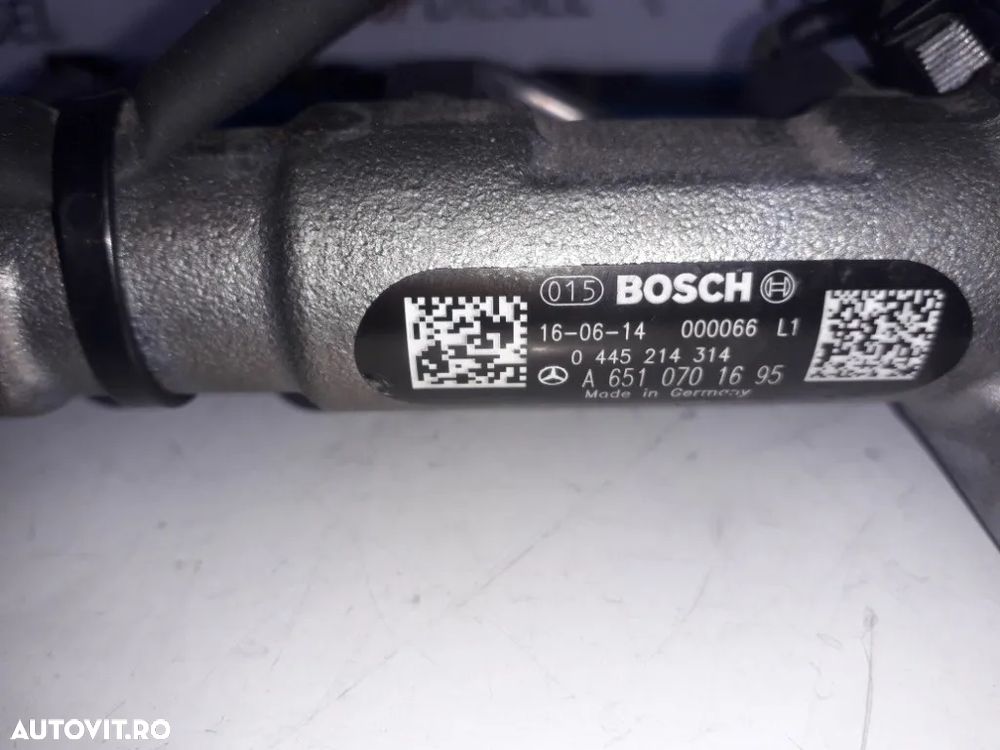 Rampa injectoare Mercedes Vito / Viano / , 2.2cdi cod 0445214314 a6510701695 2014 2015 2016 2017 2018 - 2