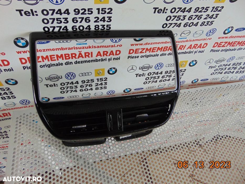 Trim bord Jaguar F Pace XF XE rama panou clima grile ventilatie dezmem - 1