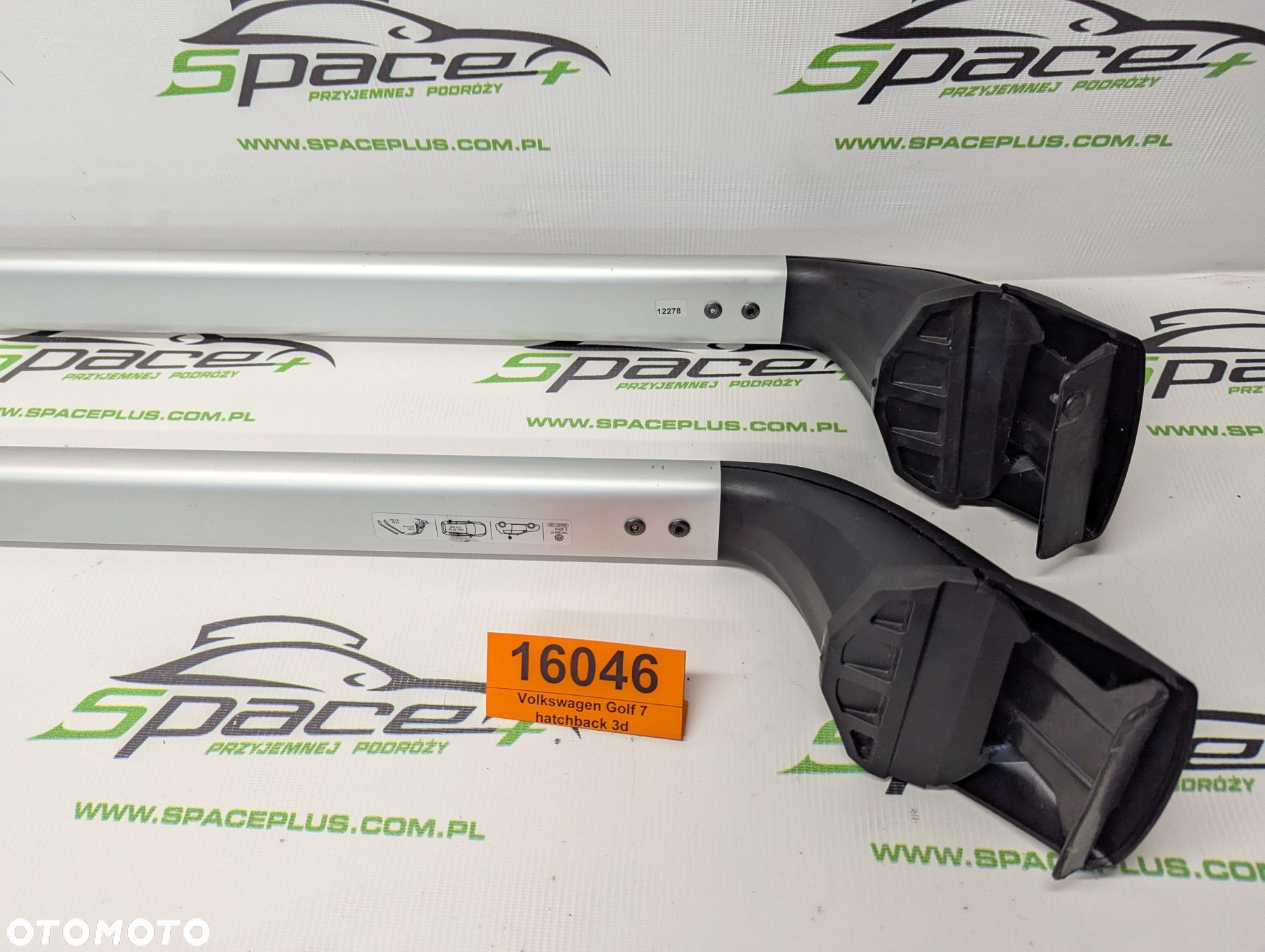 Bagażnik dachowy bazowy belki poprzeczki Volkswagen Golf 7 hatchback 3d - 7