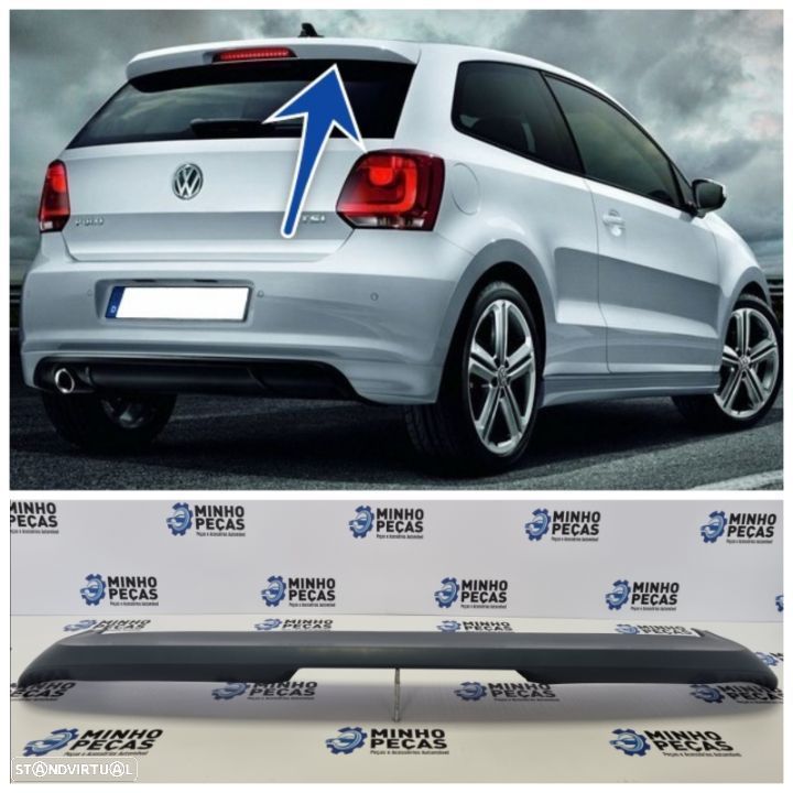Aileron | Spoiler Mala Vw Polo 6R Look R-Line (2009-Up) - 1