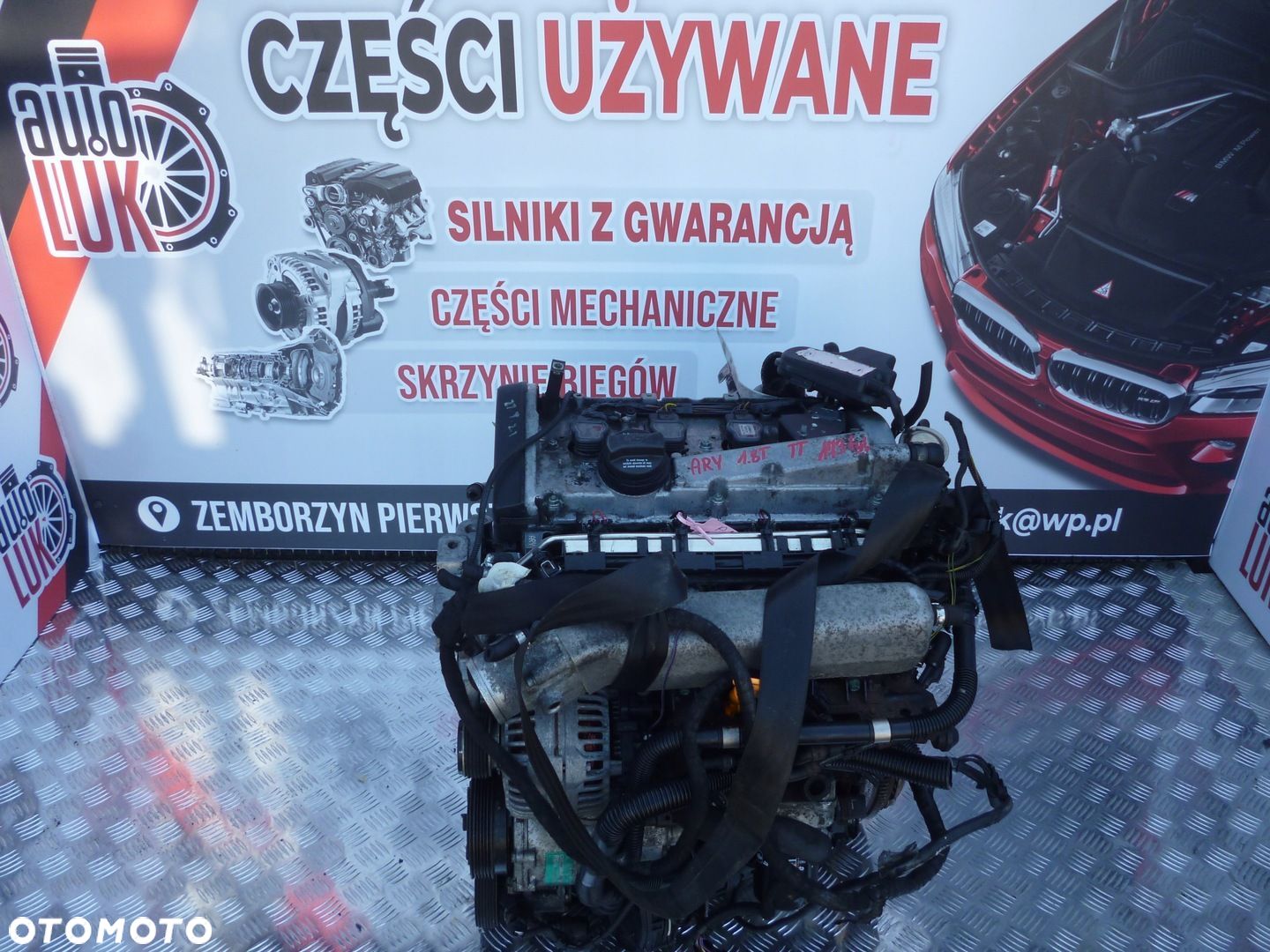 SILNIK KOMPLETNY AUDI TT 1.8T ARY 173 TYS - 1