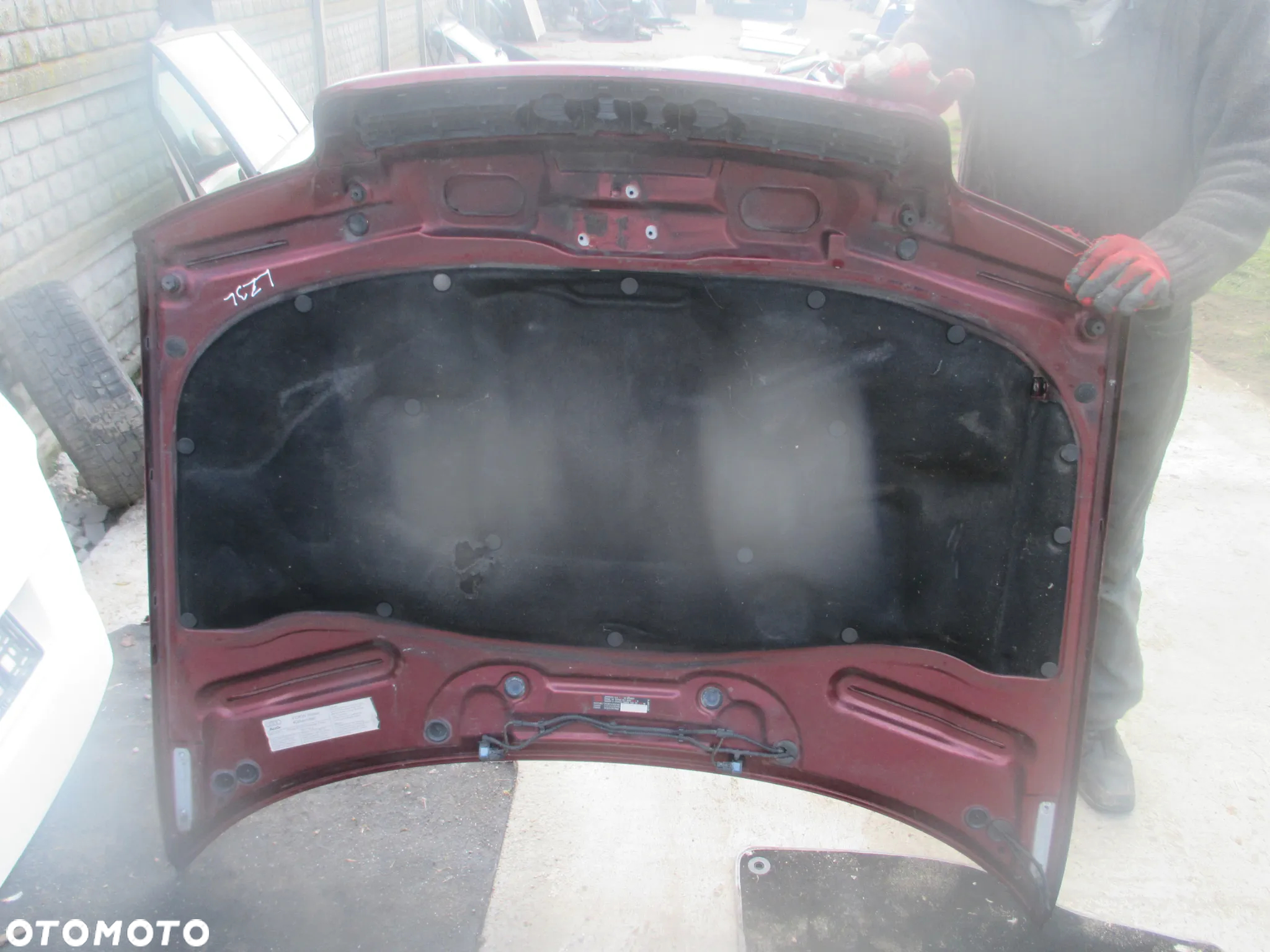 Maska Audi A4 B5 lift LZ3L bez rdzy - 7