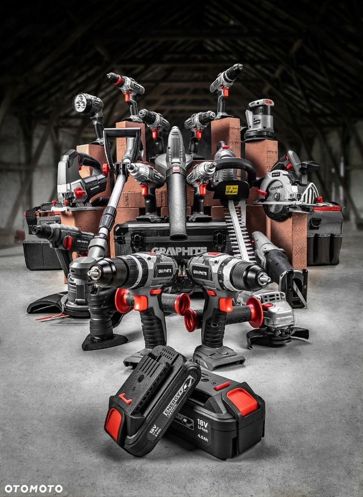 MYJKA CIŚNIENIOWA AKUMULATOROWA 18V GRAPHITE  2Ah - 12