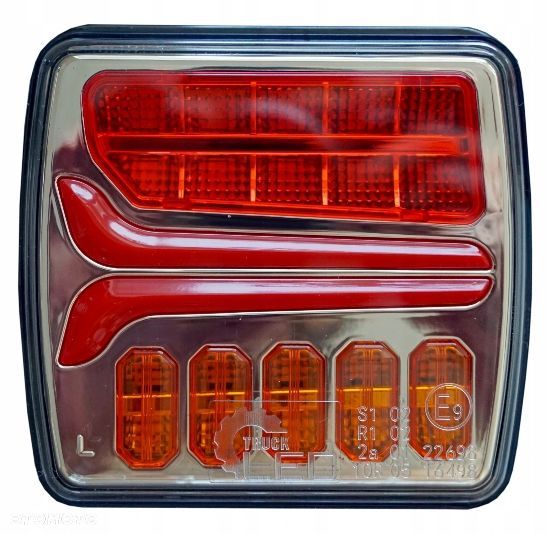 LAMPA TYLNA ZESPOLONA LED PRZYCZEPKA KPL. - 3