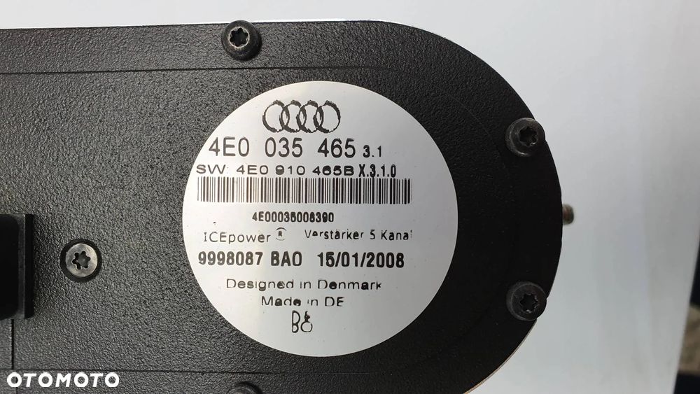 Wzmacniacz audio 4E0035465 Audi, A8 S8 D3 - 2