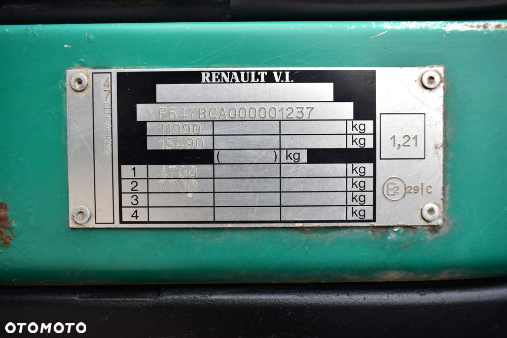 Renault MIDLUM 4x4 DOKA Brygadówka RAMA do zabudowy Camper - 14