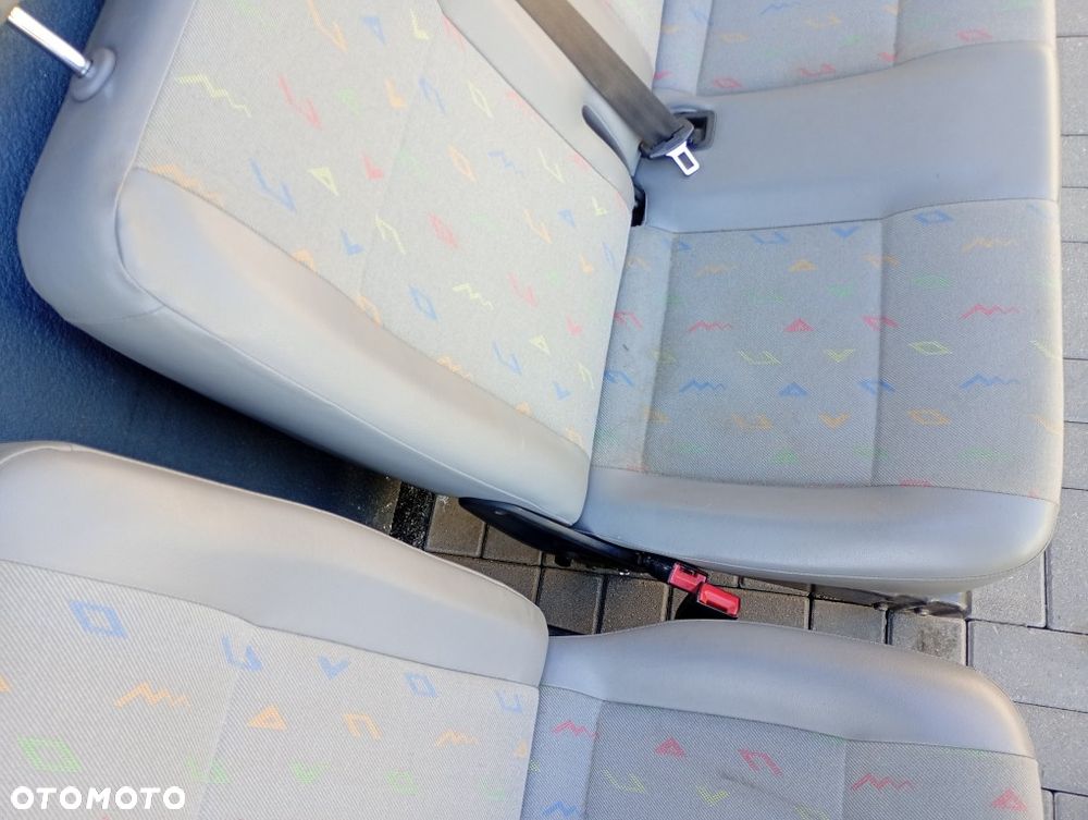 Kanapa Tył Siedzenie II Rząd Ławka Fotel Vw Transporter Caravelle T5 - 9