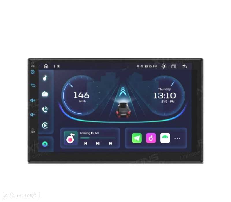 AUTO RADIO 2DIN GPS ANDROID 12 HD 7" TÁCTIL BLUETOOTH USB SD - 1