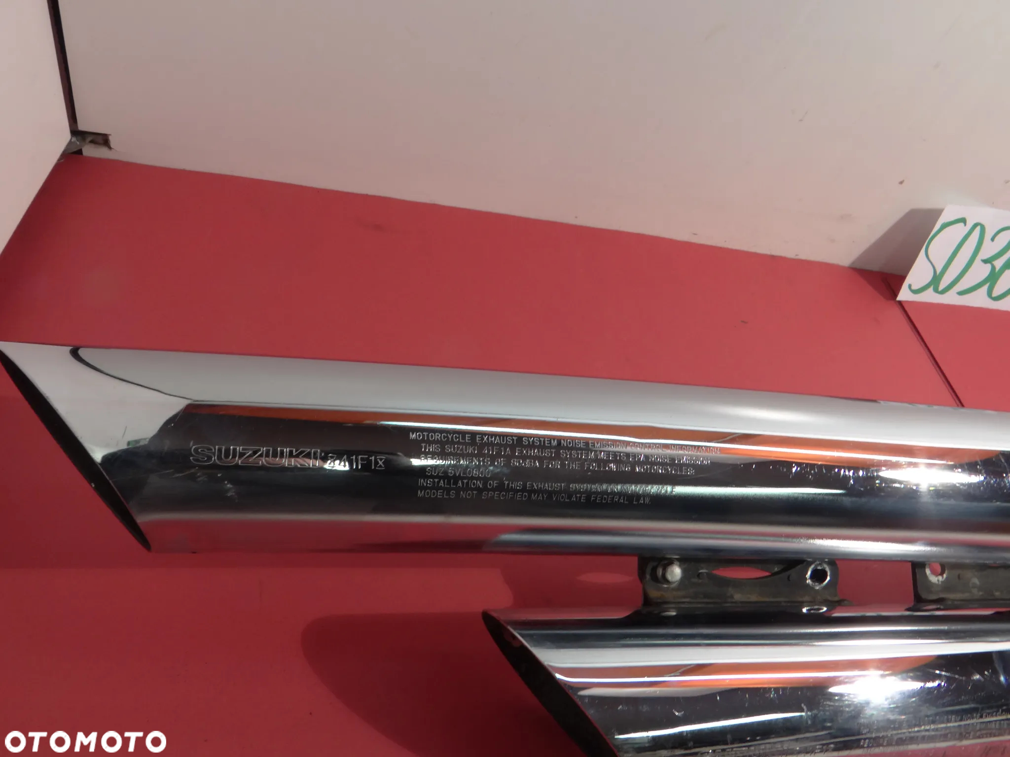 S036  SUZUKI VL 800 TŁUMIK WYDECH KOLEKTOE SANKEI 2381 SUZ5VL0800 41F - 5