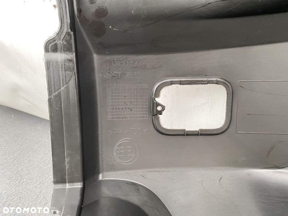 DUCATO BOXER JUMPER 17- ZDERZAK PRZÓD NAROŻNIK CZARNY PRAWY LISTWA HALOGEN - 8