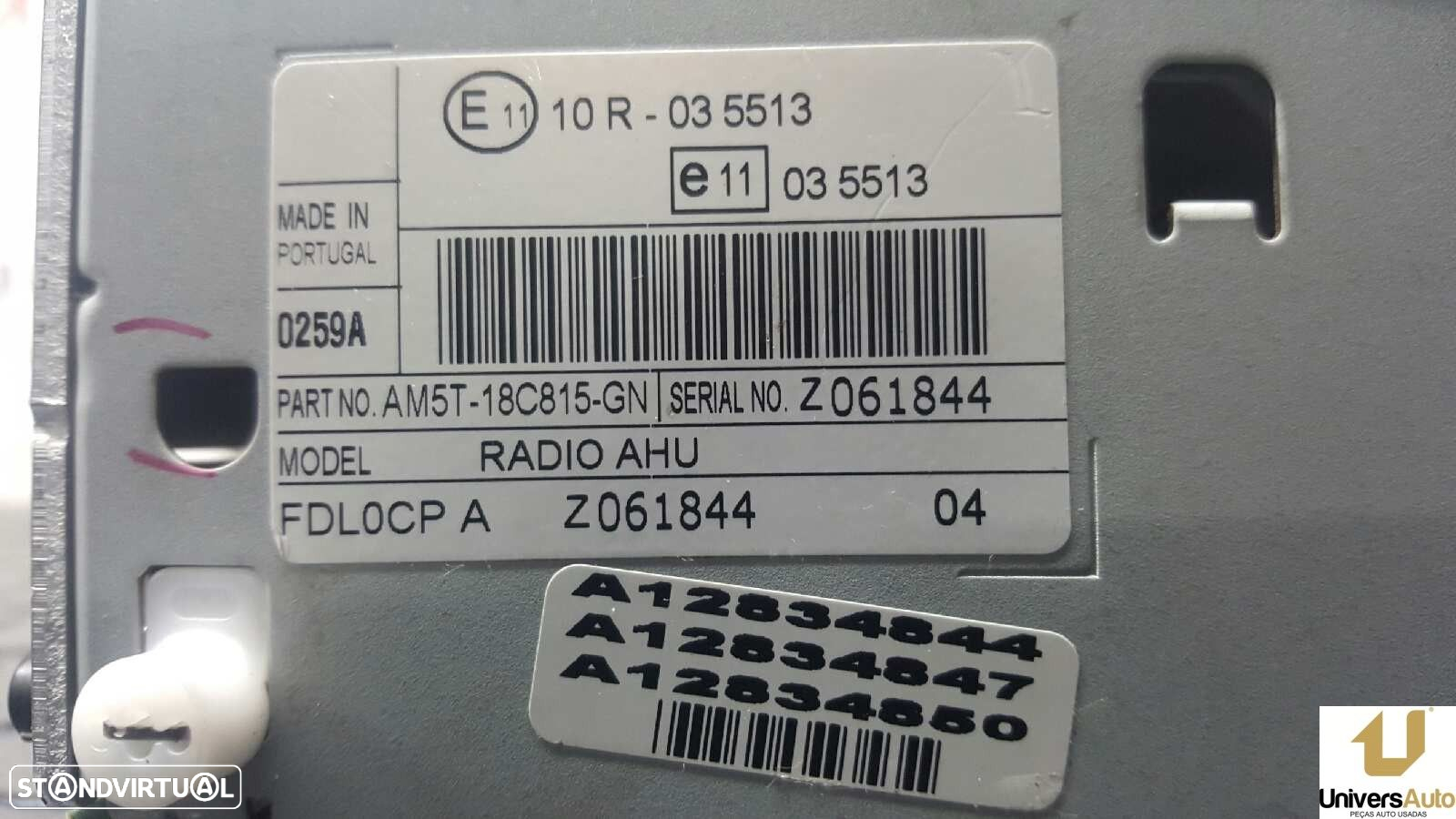SISTEMA NAVEGAÇÃO GPS FORD C-MAX TREND - 5