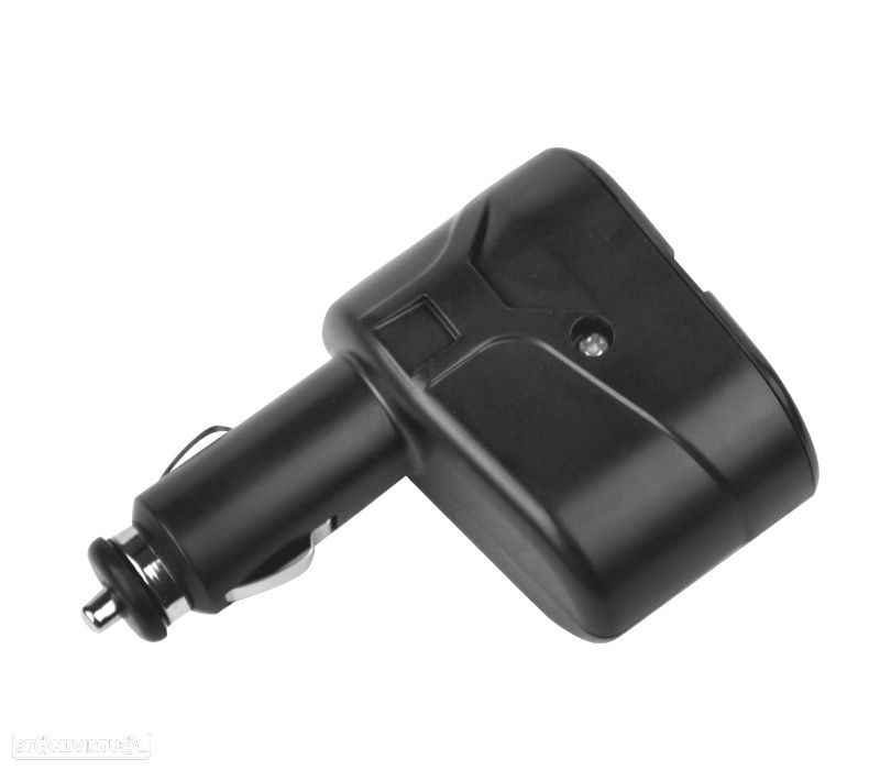 CARREGADOR DE ISQUEIRO 12V COM 2 ENTRADAS - 1