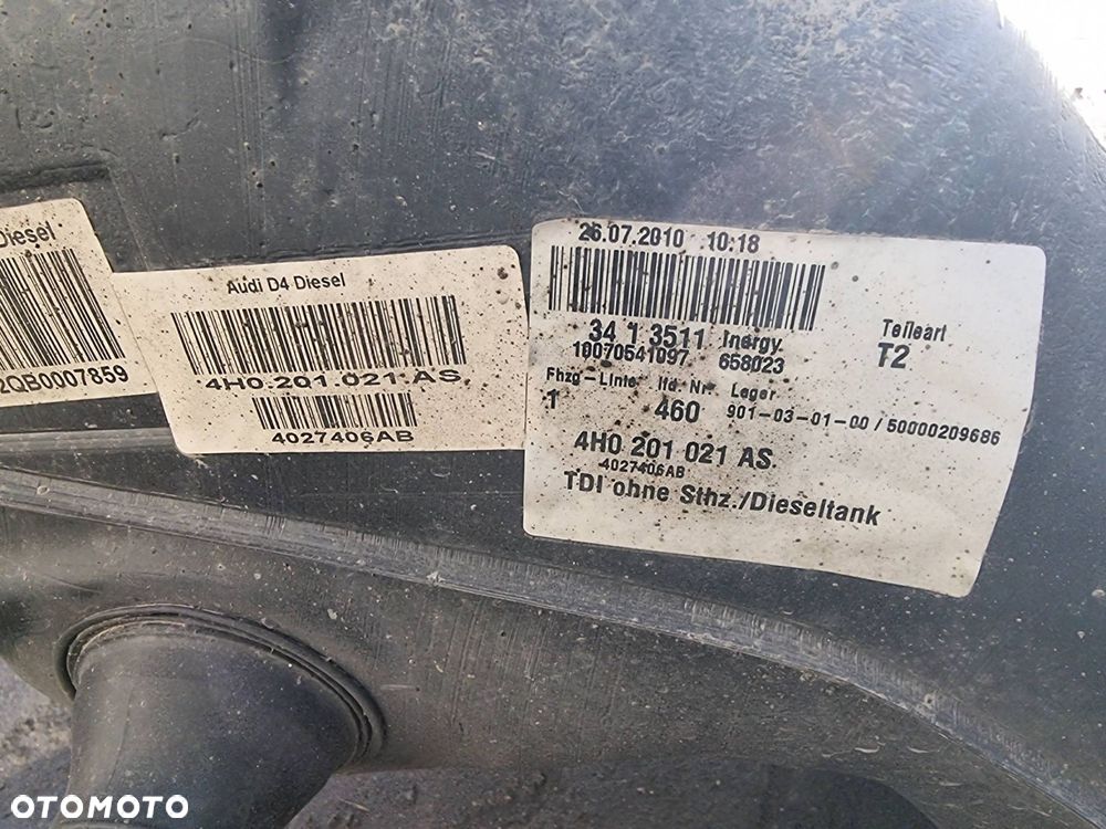 ZBIORNIK PALIWA AUDI A8 D4 4H0201021AS - 4
