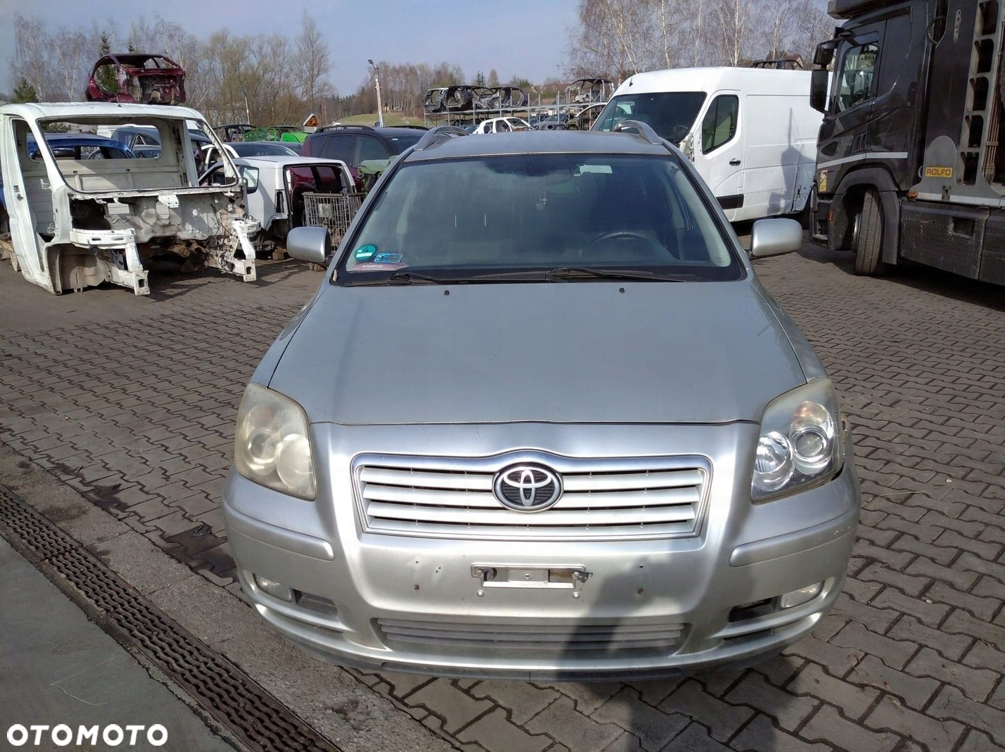 TOYOTA AVENSIS T25 03-06 ZDERZAK PRZÓD MASKA BŁOTNIK LAMPA PAS PRZEDNI 1C0 - 6
