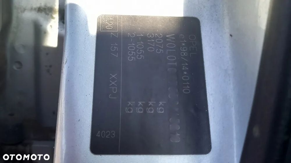 Opel Zafira A części maska klapa drzwi błotnik zderzak kod lakieru Z157 skrzynia lampa reflelektor - 4